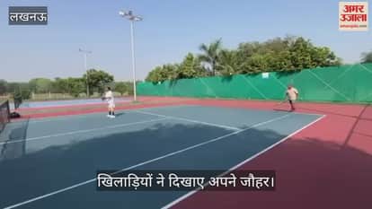 VIDEO:एस मास्टर्स टेनिस प्रतियोगिता का आयोजन, खिलाड़ियों ने दिखाए अपने जौहर