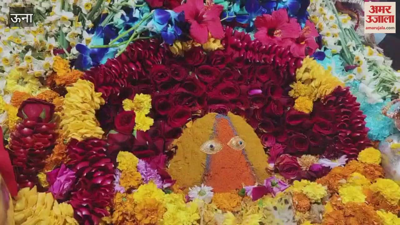 Una Crowds of devotees gathered at Chintpurni, the complex echoed with cheers