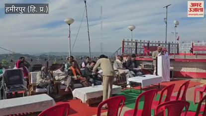 Hamirpur Devotees will not get wet in the rain a shed will be built in the Baba Balak Nath temple premises