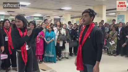 World AIDS Day A drama was staged at BK Hospital in Faridabad to raise awareness