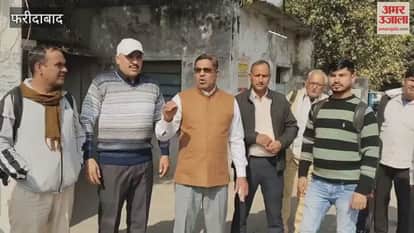 protest against lathicharge on Punjab Roadways employees at Faridabad depot