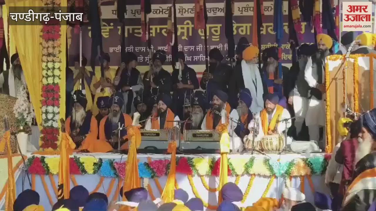 Nagar Kirtan from Kiratpur Sahib to Sri Anandpur Sahib on occasion of Lasani martyrdom of Guru Tegh Bahadur Ji