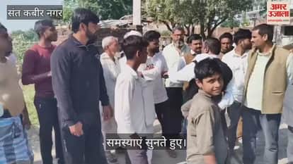 The chairman solved the problem of road and drainage.