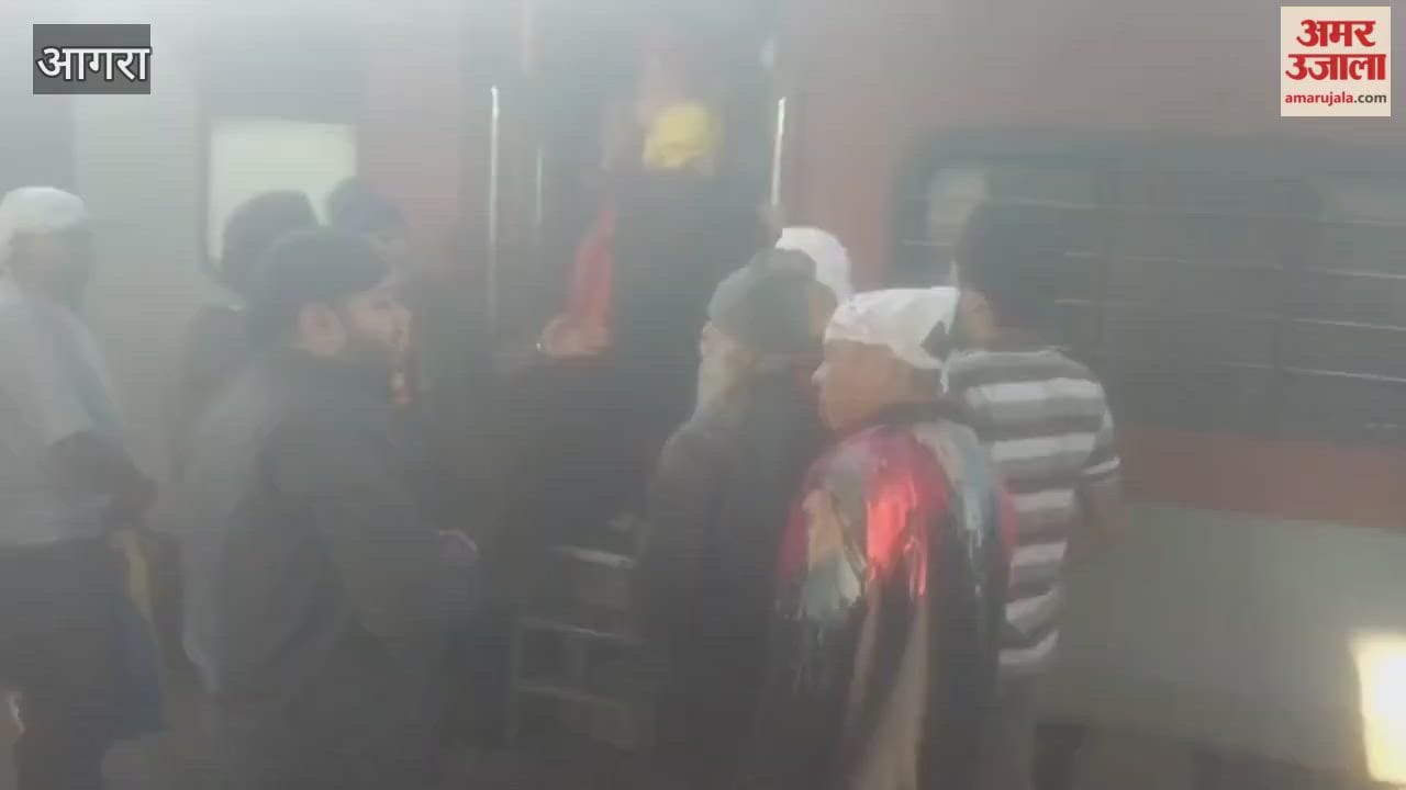 Grand Welcome for 150 Pilgrims at Agra Cantt
