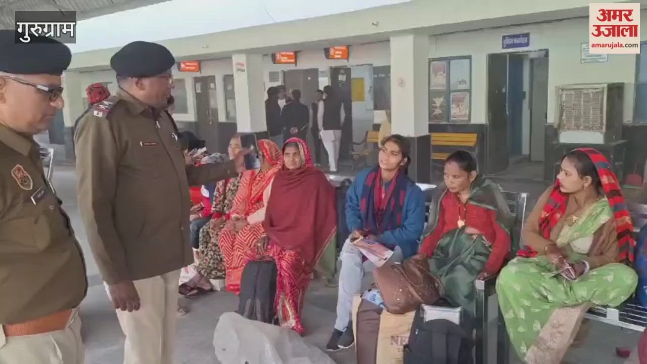 Railway passengers made aware at Pataudi Road Railway Station
