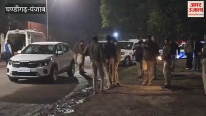 Gang war in Chandigarh Indiscriminate firing on a youth sitting in a car in Sector 26