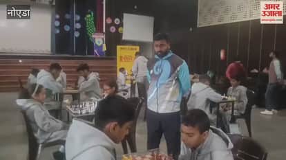 Amar Ujala-Children's enthusiasm was seen in the chess competition