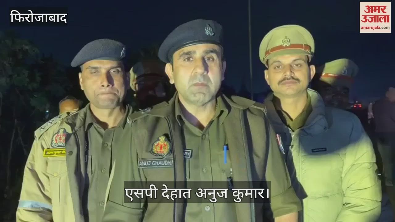 Two Robbers Shot and Arrested in Firozabad Police Encounter