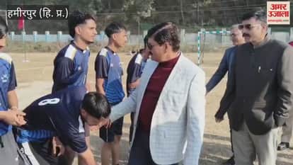 Hamirpur Inter-college handball competition begins at Government College Bhoranj