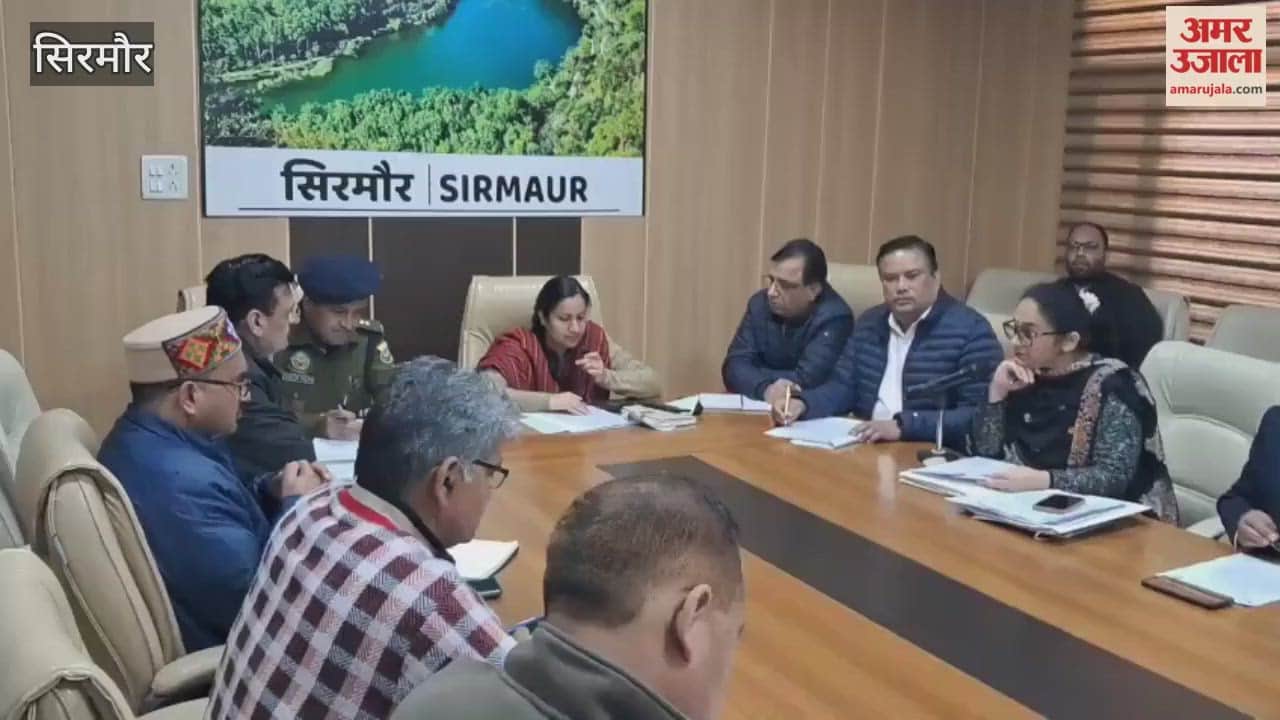 Sirmour DC instructions All departments should complete necessary preparations for the winter season in time