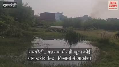 Video : रायबरेली...बछरावां में नही खुला कोई धान खरीद केन्द्र , किसानों में आक्रोश