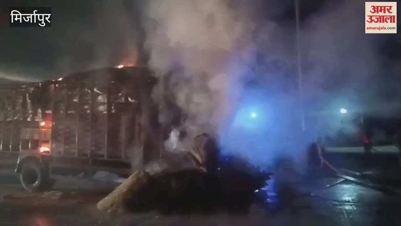 DCM catches fire after colliding with truck driver burnt to death