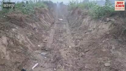 When the turn for the first irrigation came, the minor was being cleaned in the Bhitargaon area