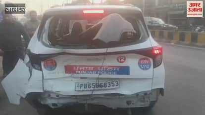 Bolero collided with PCR parked at checkpoint