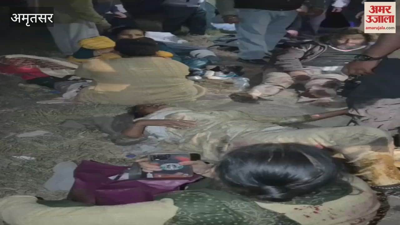 Bus and dumper collide in Amritsar child and woman killed