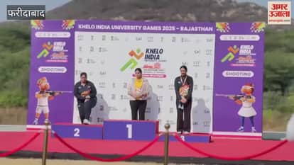 Vani Kaushal honored for winning silver medal in Khelo India University Games