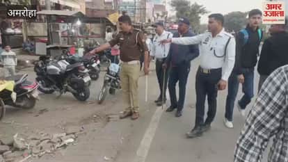 यातायात पुलिस ने जाम से निजात, अतिक्रमण के खिलाफ चलाया अभियान
