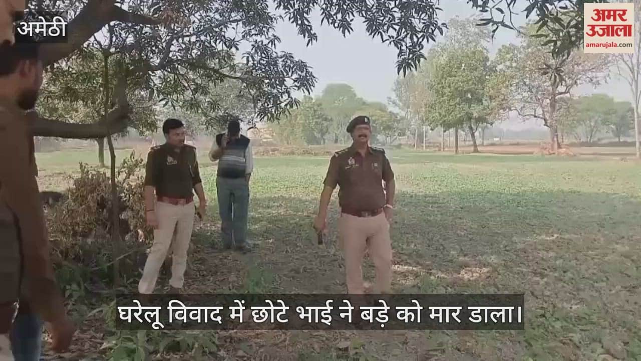 अमेठी में घरेलू विवाद में छोटे भाई ने बड़े को मार डाला