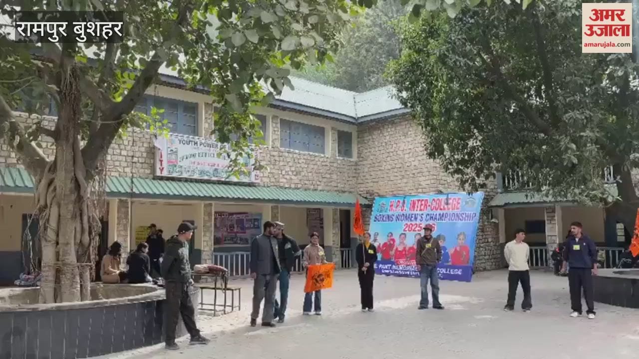 Rampur Bushahr ABVP Rampur unit staged a protest against the lathicharge and misbehaviour on ABVP workers in Dharamshala