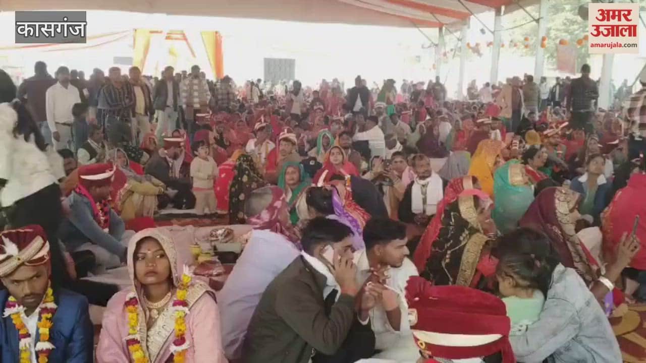 314 Couples Tie the Knot Under UP’s Mass Wedding Scheme in Kasganj