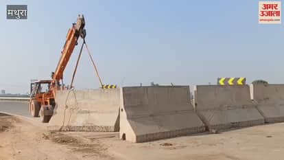 Vehicles resume operations on Northern Bypass in agra