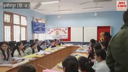 Hamirpur Various activities on road safety were organised at Government Excellence College Sujanpur Tehra