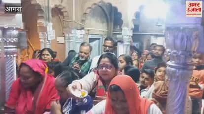 Crowds of devotees gathered on Dauji Purnima