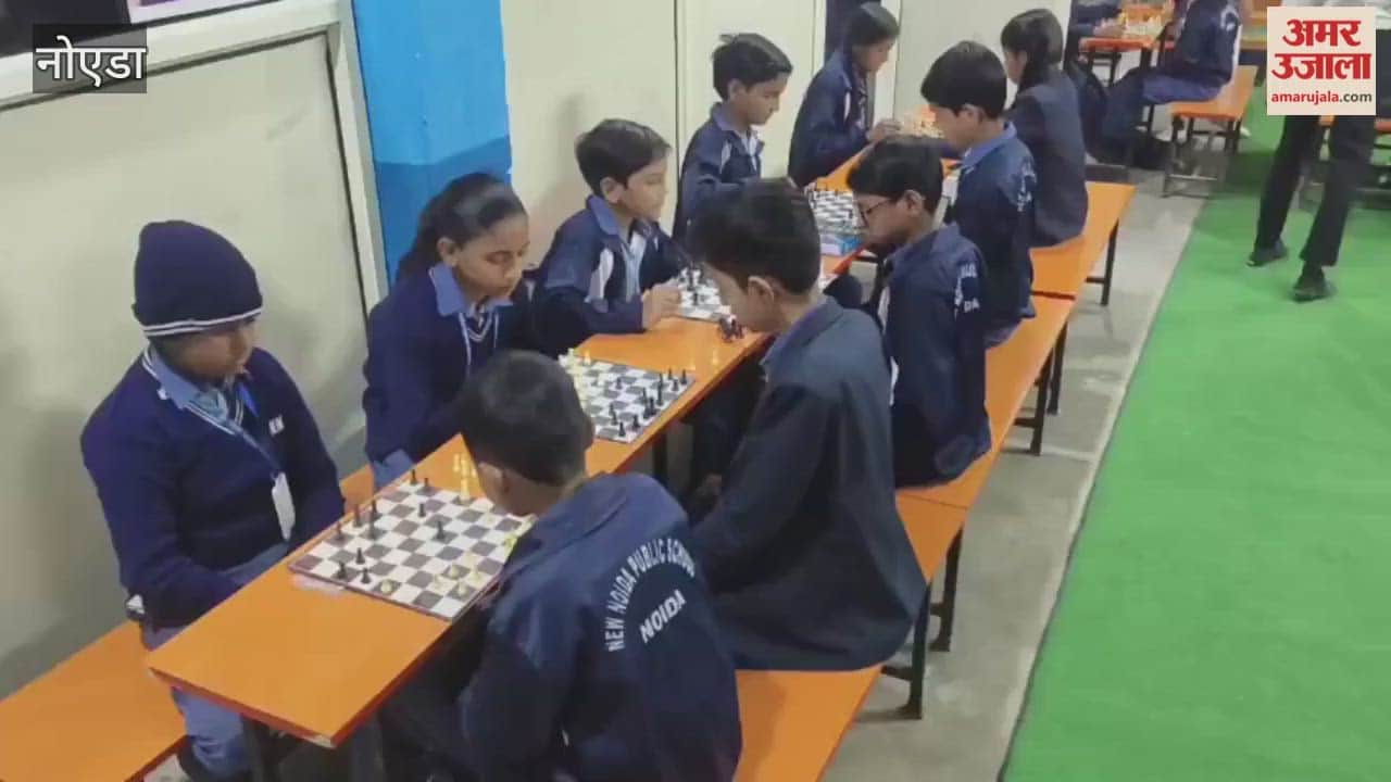 Students showed skills in chess competition in New Noida Public School and Modern School at noida