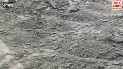 Restoration Work Begins at Dashahara Ghat Near Taj Mahal