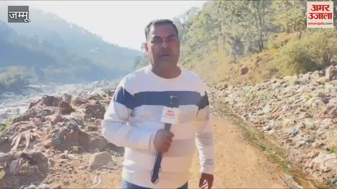 The condition of the crematorium and the road leading to Baba Shyam's shrine in Chainani is deplorable.