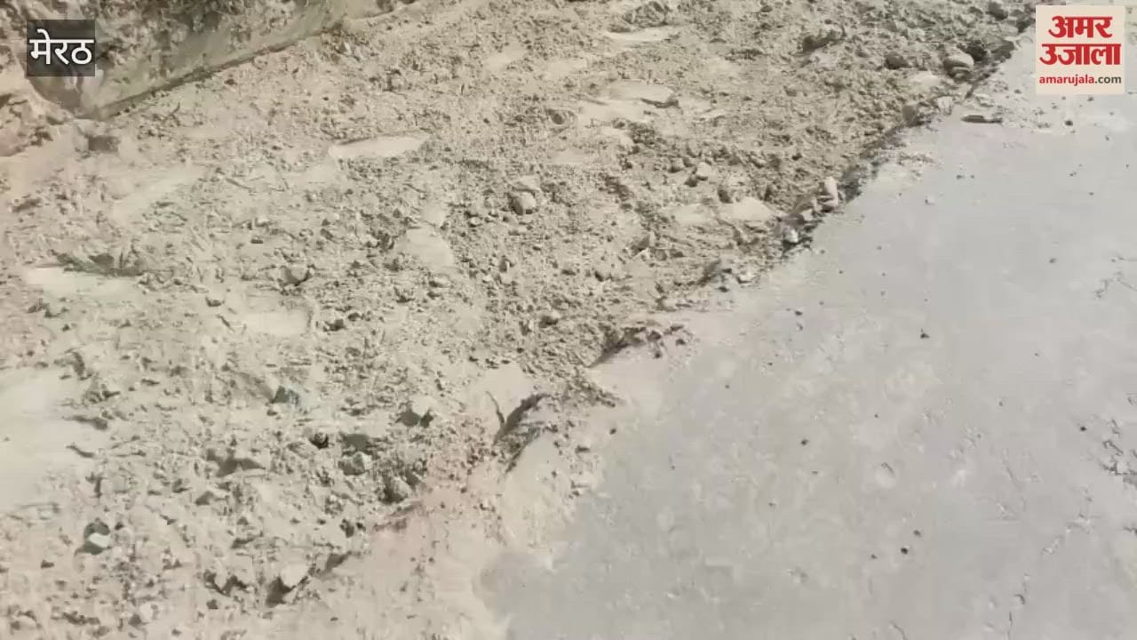Meerut: widening of the New Village to Makhdumpur road, which had been closed for three months, has begun