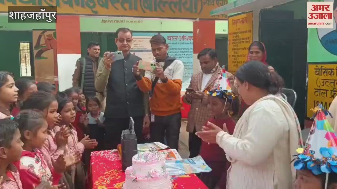 Children celebrated their birthdays at a government school and ate the midday meal sitting with the BSA