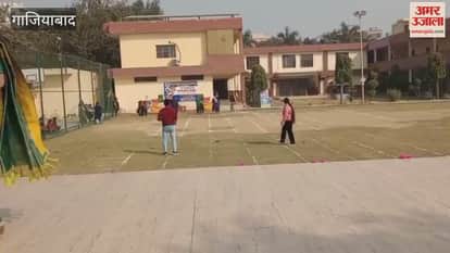 Children running in a race during Sports Day at PNN Mohan School