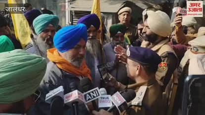 Farmer leader Manjit Rai and his companions detained for protesting at Jalandhar Cantt railway station