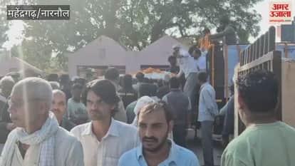 Former head of Kanina Municipality Rajendra Singh Lodha died in a road accident in Mahendragarh.