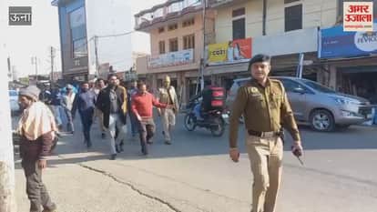 Una administration efforts to improve order in the markets continue DC visited the Mehatpur market