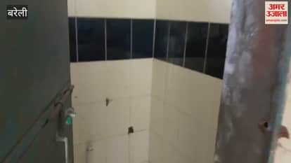 Syringes and empty injection vials found in the toilet of the sports stadium in Bareilly