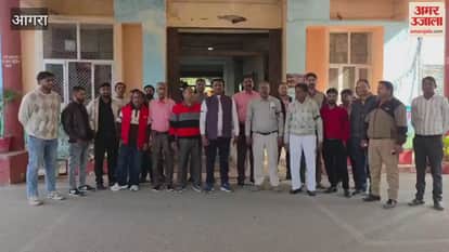 Corporation employees protested by wearing black bands