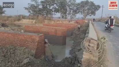 building of the under-construction Saadh Canal Bridge collapsed, injuring a worker