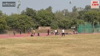 Special practice session organized for javelin throw players in sports complex in Faridabad