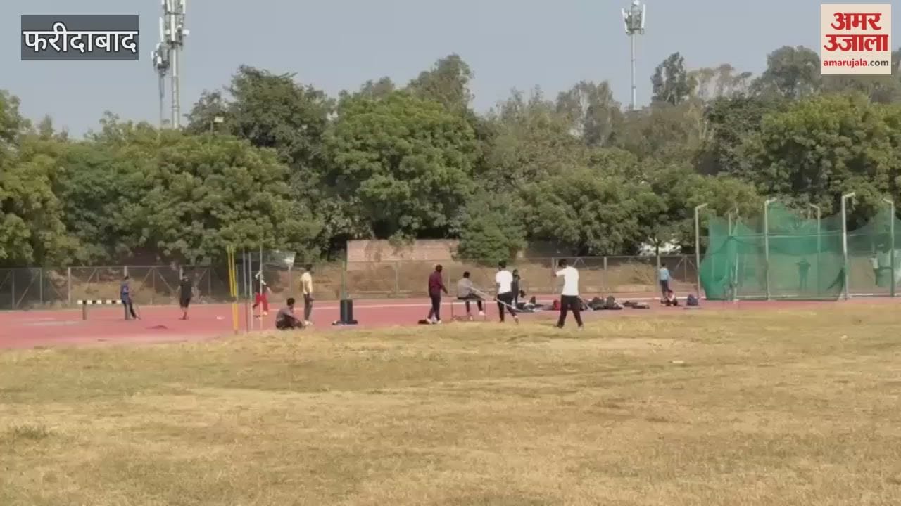 Special practice session organized for javelin throw players in sports complex in Faridabad