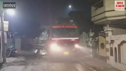 A blast in the street opposite Jammu Hospital in Jalandhar caused panic.