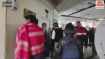 Doctors on strike at Gurugram civil hospital