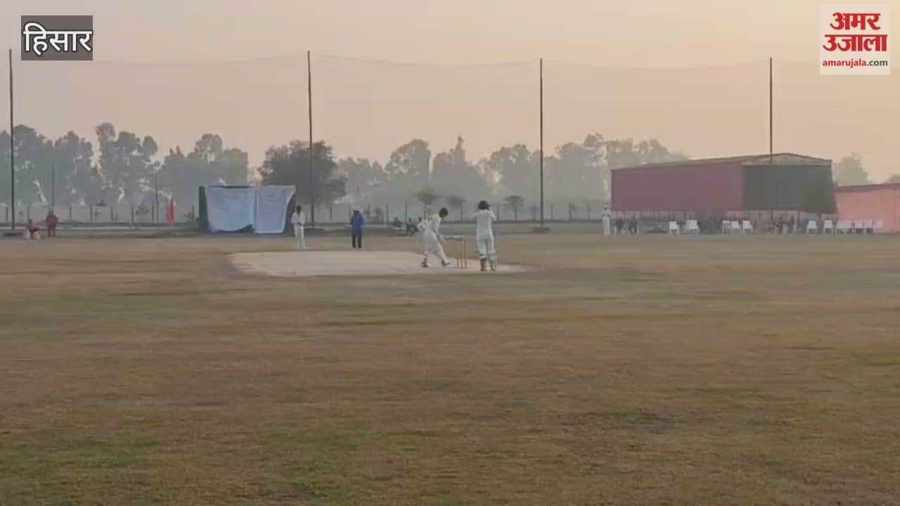 Haryana team reached the semi-finals of the National School Cricket Competition in Hisar