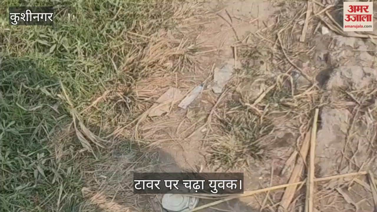 Like in the movie Sholay, a young man climbed a tower for love.