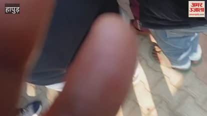 angry colleagues cut off the power supply to the police station and surrounded the building In Hapur