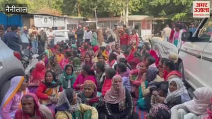 A rally was taken out against Ramnagar encroachment