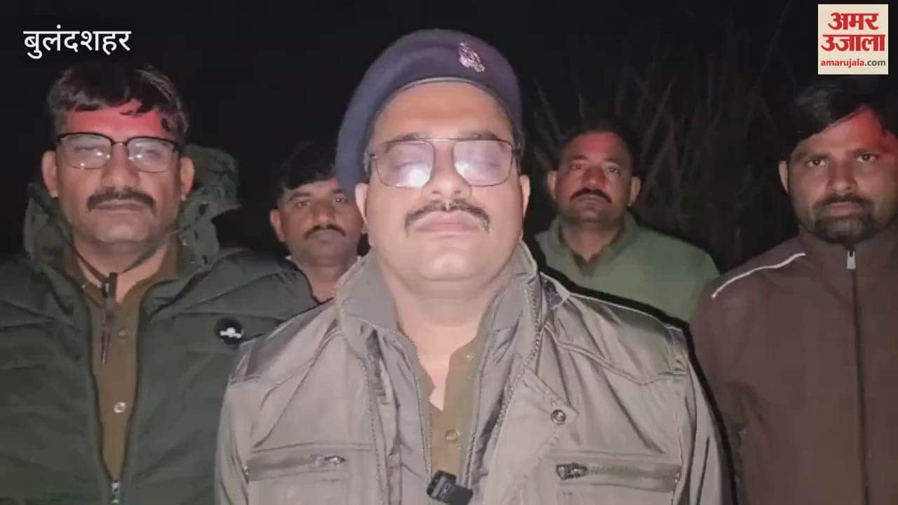 Leopard spotted in the forests of Kasumi village in Pahasu, Bulandshahr