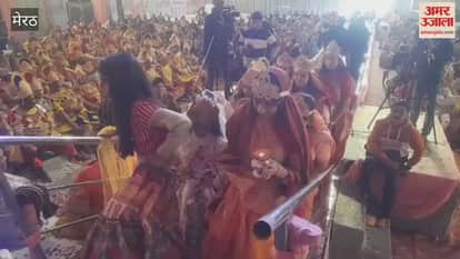 Meerut: A theatrical performance was held on the fifth day of the Panch Kalyanaka festival at Ramlila Ground