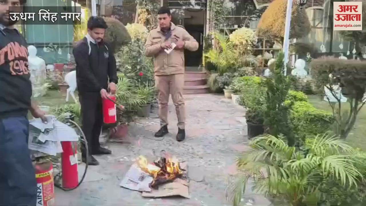 Fire equipment installed in wine factory and bar tested in kashipur